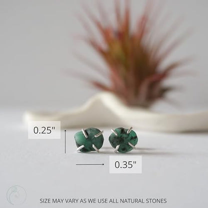 Women's Birthstone Crystal Stud Earrings