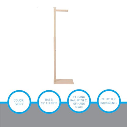 Boutique Ivory Counter Merchandise Hook (24"-36" H 3" Increments)