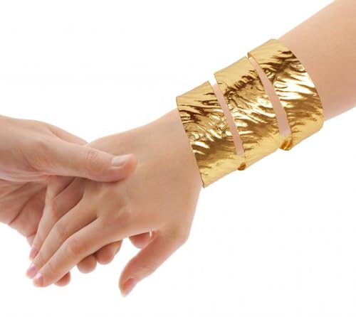 Touchstone Indian Bollywood Desire Brass Base Exotic Workmanship Free Size Cuff Bracelet in Antique Gold Or White Or Copper Tone for Women. - style: 1 D159 Gold