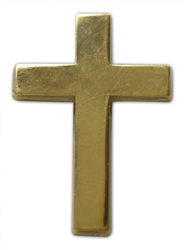 Novel Merk Christian Cross Icon Religious Lapel Pin, Hat Pin & Tie Tack Set with Clutch Back - style: 3-Mixed Christian