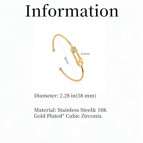 18K Gold Bangle Bracelets for Women 925 Sterling Silver Bracelets Bracelets Adjustable Boho Bracelets Stackble Cuff Bangle Bracelets for Men Women Chunky Gold Bangle Open Cuff Bracelets Christmas Gift - color: Bracelets-04