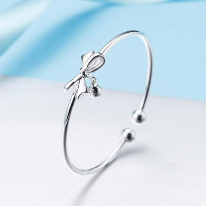 925 Sterling Silver Bracelet Plated Cuff Bangle Bracelet Fashionable Multi-layer Cross Wire Bangle Bracelet Open Adjustable Wide Cuff Bracelet for Teen Girls Fashion Jewelry - color: 14
