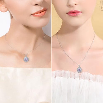 Ahiller Women's Necklace, Dainty Pendant Choker, Adjustable Chain | Heart Initial & Round Pendants, Daily Necklace,17-21" Adjustable Necklaces, Trendy Minimalist Jewelry, Stainless Steel Chain - color: TYH-Silver, style: Other Shapes - Multi-Color