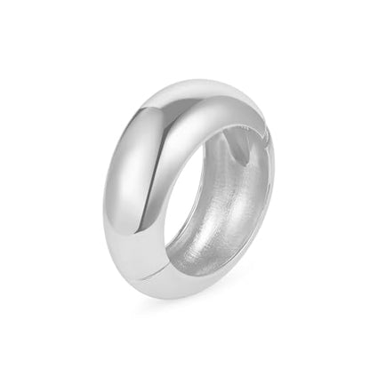 Bangle Bracelets for Women | 14K Gold Plated Trendy Wide Bracelets | Hinged Arm Cuff Bangles Chunky Bracelet for Women - color: Style G-Silver Plated Bangles