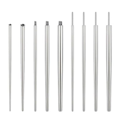 Piercing Taper Ball Grabber Tool Stainless Steel Nose Ear Piercing Kits | Nose Septum Eyebow Helix Conch Tragus Daith Piercing Jewelry Changing Tool,14G 16G 18G 20G Flat Back Earrings Applicator Tool - style: Piercing Taper(14G 16G 18G 20G)