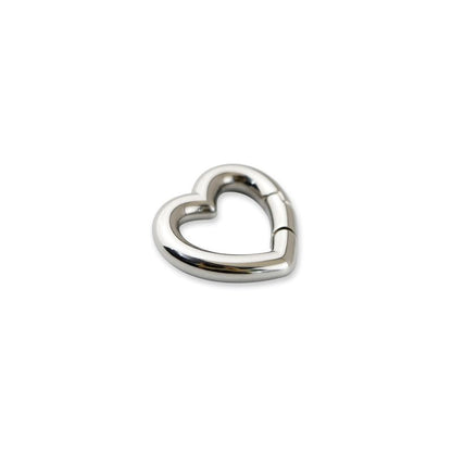 1Pc Oval Spring Clasps Clips Connector Rings for Keychain DIY Crafts (Silver-D) - color: Silver-D