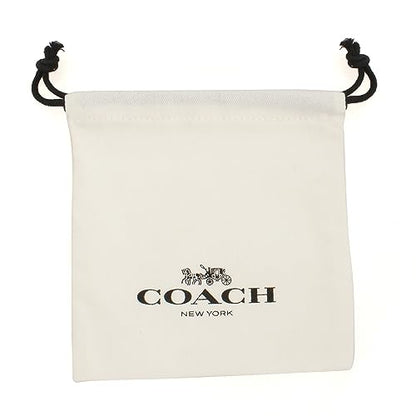 COACH Signature Logo Pave Hinged Bangle Bracelet - color: Crystal 1