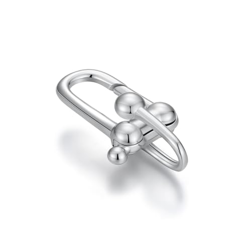 925 Sterling Silver Double Opening Lobster Clasp, Necklace Bracelet Anklet Jewelry Extender Clasp for DIY Jewelry Making (Style 7) - style: style 7
