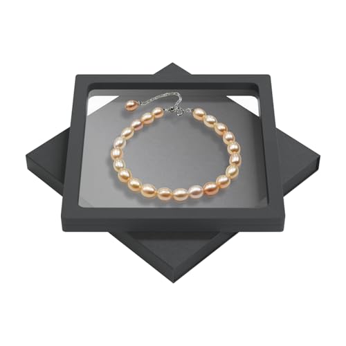 Corben Freshwater Pearl Bracelet for Women AAA+ Quality 6.7-8.4IN With a 2-inch Extension Chain Silver Pearl Bracelet S925 Silver Adjustable Buckle Ladies' Holiday Gifts - color: Colorful, size: 7.0 IN(18cm)