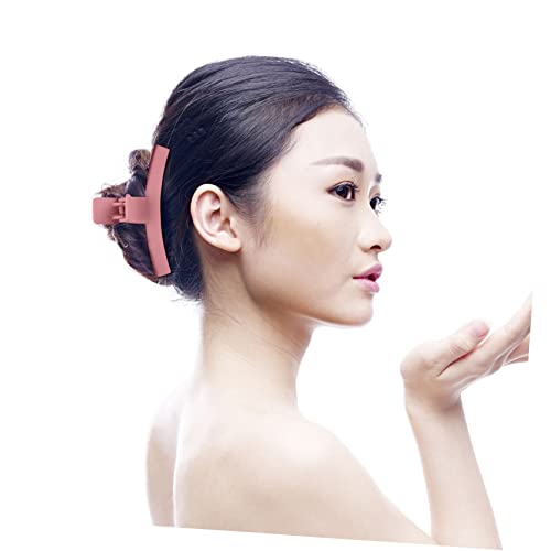 Outanaya Large Hair Claw Clips 3pcs Set Stylish Acrylic Hair Snap Clips Hair Barrette Hair Clamp Clip for Hair
