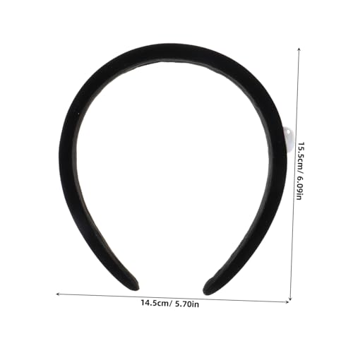 SHERCHPRY Velvet Padded Headband for Women Retro Wide Non- Hair Accessory for Face Washing and Outdoor Activities Fashion Headband for Teens and Adults