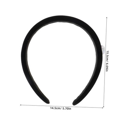 SHERCHPRY Velvet Padded Headband for Women Retro Wide Non- Hair Accessory for Face Washing and Outdoor Activities Fashion Headband for Teens and Adults