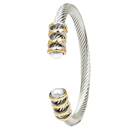 18K Gold Bangle Bracelets for Women 925 Sterling Silver Bracelets Bracelets Adjustable Boho Bracelets Stackble Cuff Bangle Bracelets for Men Women Chunky Gold Bangle Open Cuff Bracelets Christmas Gift - color: Bracelets-05