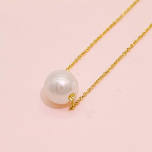 Dainty Layered Pearl Choker Necklace for Women Dainty Chain Necklaces Daisy Pearls jewelry Valentine Day Graduation Bride Gifts - color: yellow gold