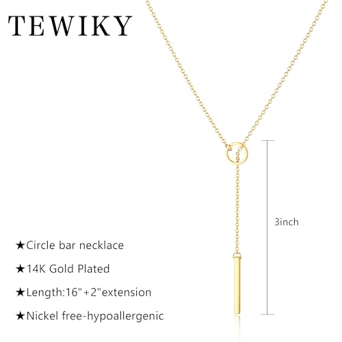 Tewiky Layered Necklaces for Women 14k Gold Plated Chain Necklace Set | Chunky Herringbone/Snake/Rope/Box/Cuban Link Chain for Women, Layering Stack Choker Necklace, Dainty Jewelry Set Non Tarnish - color: Gold--style P