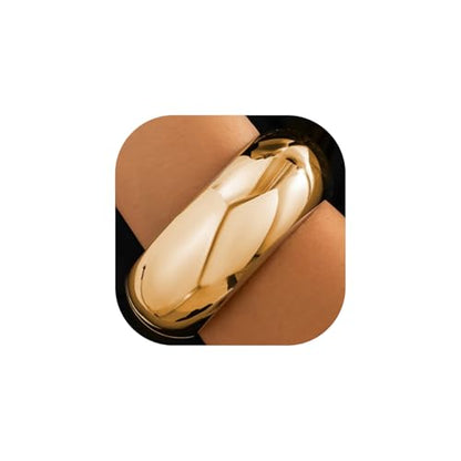 Gold/Silver Cuff Bangle Bracelets For Women Chunky Waterdrop Twisted Hinged Bangle Bracelets Minimalist Arm Cuff Bracelet Jewelry Gifts - color: 4Gold
