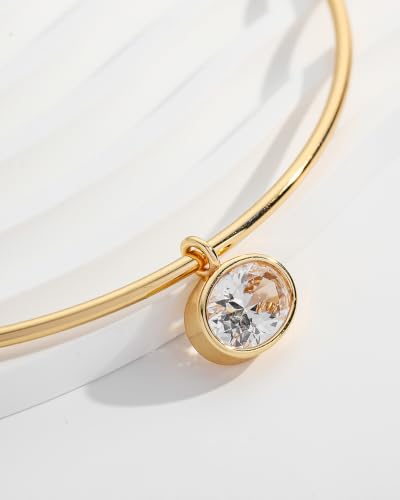 Gold CZ Choker Necklace Trendy Statement | Gold choker necklace, CZ pendant, Adjustable chain, Dainty statement, Summer gift, Gift for women, Lightweight - style: 23493