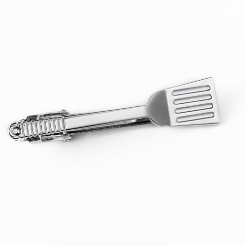 HAWSON Various Tie Clips for Men Unique, Funny Novelty Mens Tie Bar, Personalized Tie Pins for Men, Theme Wedding Party Gifts - style: Spatula