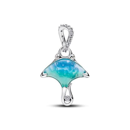 Birthday Fashion Heart Dangle Charm for Bracelets and Necklace Pendant Bead Charms Jewelry Present for Women Family Friends - style: Blue Charm