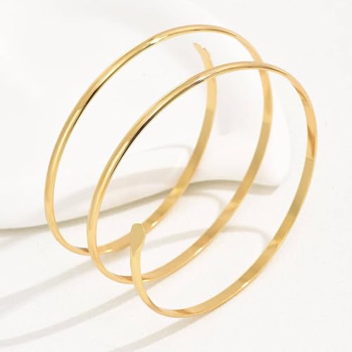 Harry and Henry Arm Cuff Gold Upper Arm Jewelry for Women Adjustable Open Cuff Bangle Bracelets Armband Jewelry Summer Outfits for Women 2026 - color: E3:Arm Cuff