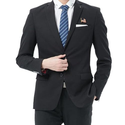 Boutonniere Suit Lapel Stick Brooch Pin - color: Brooch-silver A flag