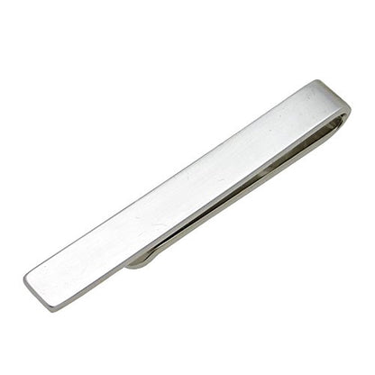 Mens Skinny Tie Clip Bar Metallic Finish - Firm Hold Sleek Design and Perfect For Slim Ties