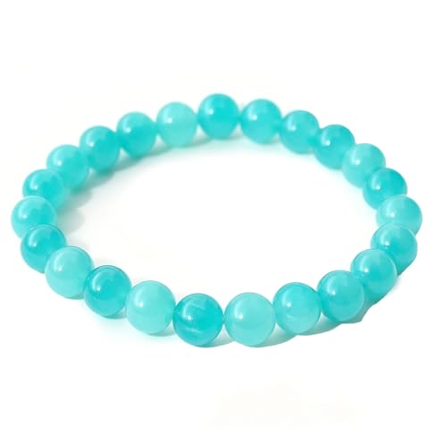 Loulangems Taro Healing Crystal Bracelet, HealingCrystal, Simple and Fashionable High end StyleCrystal Bracelet, Decorative Crystal Bracelet - color: blue, size: 8mm