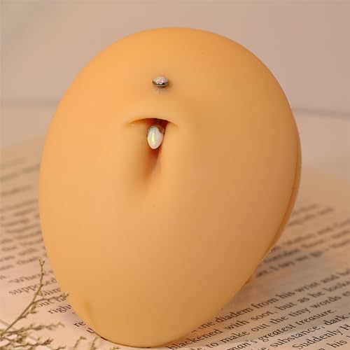 G23 Titanium Eyebrow Piercing Jewelry Eyebrow Rings Curved Barbell 16G Eyebrow Belly Button Ring Navel Rings Rook Daith Earrings Lip Ring Eyebrow Jewelry 6mm-12mm - color: 2PCS,Disc Shape +Cone Shape Purple Opal,Gold