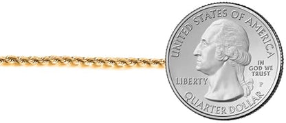 Savlano 925 Sterling Silver Chain Anklet Rope, Figaro, Mariner, Curb - 18K Gold Plated Chain Anklet Available in 9, 10 and 11 - Inches for Women Comes with a Gift Box - Made in Italy - style: Rope 1.5mm