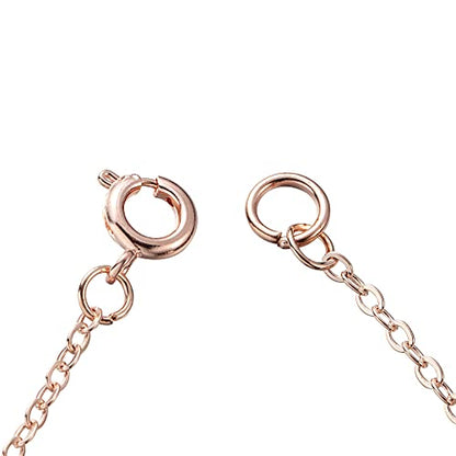 Softones 12-18Pcs Ankle Bracelets Extenders-Extension for Womens Jewelry(1 2 3 Inch),with Lobster Clasp and O-Clasp from Gold Silver Rose Gold - color: D:Rose Goldr 6-Lobster clasp 6-O-clasp