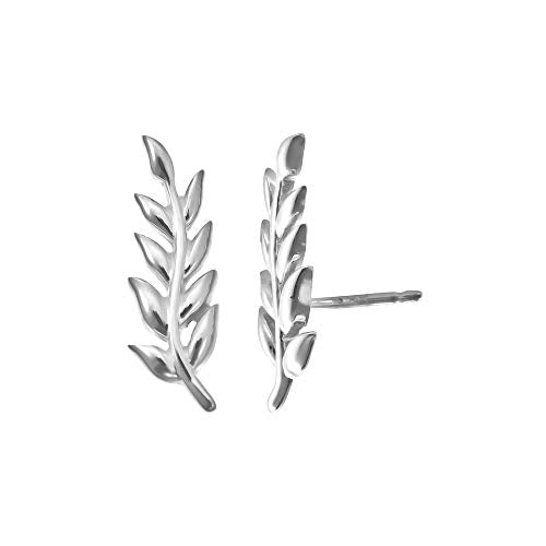 Boma Jewelry Sterling Silver Branch Ear Crawler Earrings