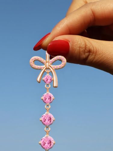 Belly Button Ring Surgical Stainless Steel Belly Button Rings for Women Pink Piercing Jewelry Dangling Belly Ring Pack - color: Silver