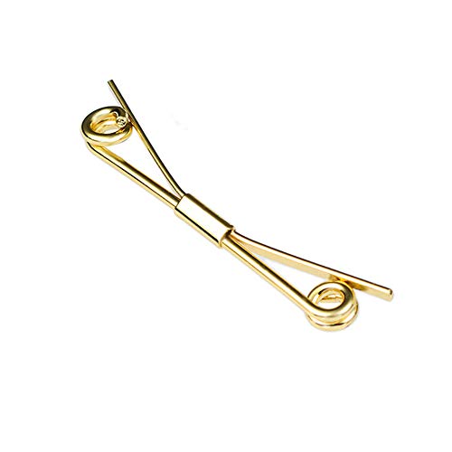 Tight Necktie Tie Clips Collar Bar Shirt Collar Stay Tie Pins Cravat Clips Silver Gold Black Tone Metal Collar Pin Jewelry Accessories for Men - color: Gold