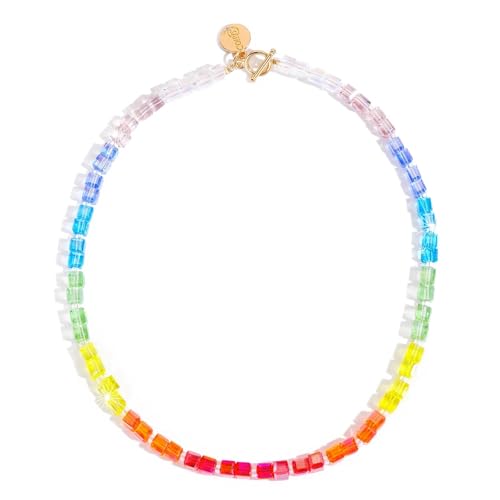 Coiris 3 Layers Illusion Wire Beaded Statement 19.5" Necklace for Women - color: N0160-B