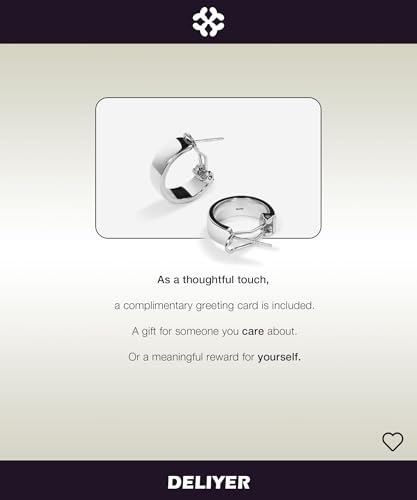 Huggie Hoop Earrings Chunky Gold Hoop Earrings for Women Hypoallergenic Small Hoop Earrings Non Tarnish Everyday Wide Hoop Earrings Gifts(Gold/Silver) - color: Silver