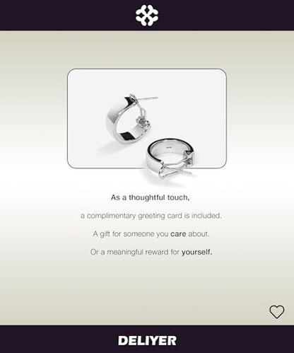 Huggie Hoop Earrings Chunky Gold Hoop Earrings for Women Hypoallergenic Small Hoop Earrings Non Tarnish Everyday Wide Hoop Earrings Gifts(Gold/Silver) - color: Silver