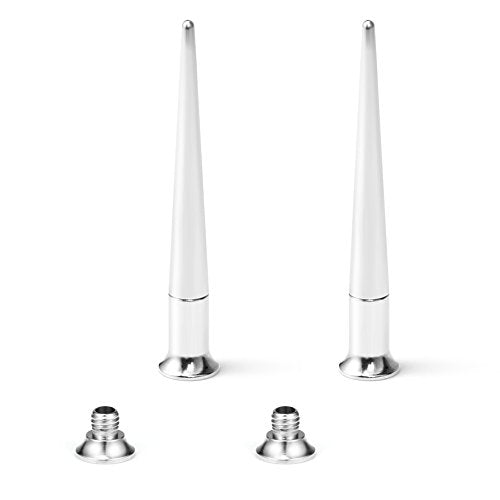 Unisex 2 in 1 Stainless Steel Screw Fit Interchangeable Taper Plug Piercing Ear Tunnel Stretcher Expander 6G 4G 2G 0G 00G Gauge - style: 6G=4mm