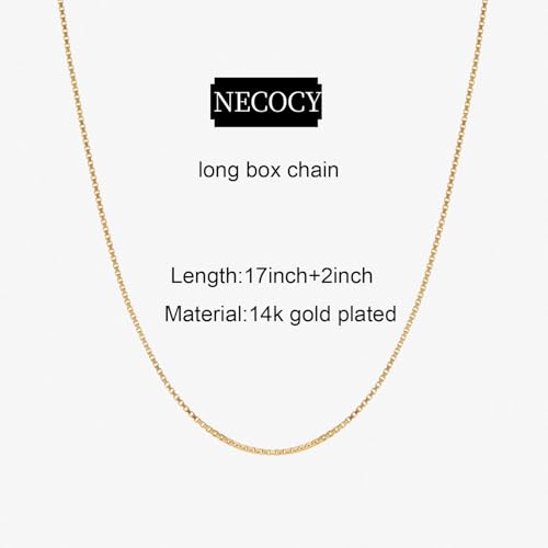 Dainty Sterling Silver Plated Diamond Choker Necklace for Women | Layered Created Diamond Pendent Necklace Set Non Tarnish, Stackable Cuban Chain Choker Jewelry - color: Gold-05