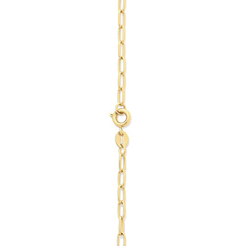 Amazon Essentials 14K Gold Plated Paperclip Chain Necklace - color: Yellow Gold, size: 20"