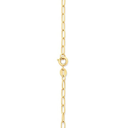 Amazon Essentials 14K Gold Plated Paperclip Chain Necklace - color: Yellow Gold, size: 20"