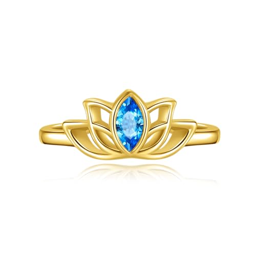 Midari Toe Rings for Women 925 Sterling Silver Hypoallergenic Adjustable Open Band Ring for Women Summer Beach Open Toe Jewelry Foot Jewelry - color: Gold-Lotus Flower, size: Adjustable