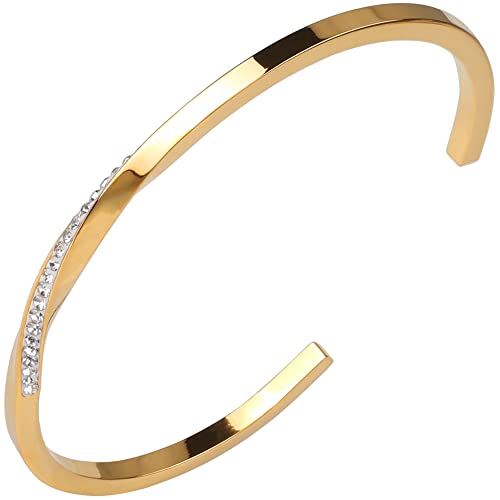 Dorriss Thin Open Cuff Bracelet for Women Adjustable Bangle Jewelry