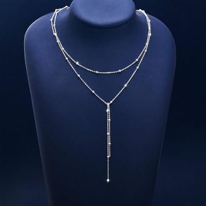 Otxas Lariat Necklace for Women Long Y Shaped Necklaces for Women Drop Necklace Y Shaped Jewelry - color: Style 1