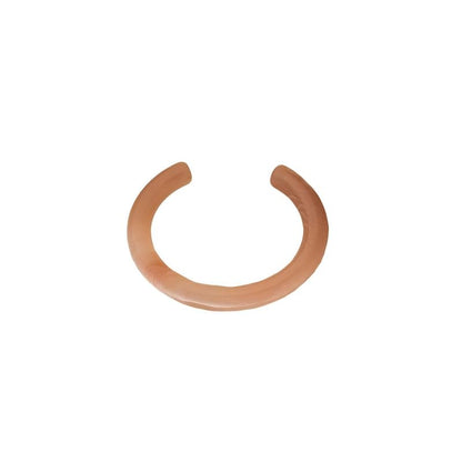 Irregular Geometric Acrylic Bangle Bracelets for Women Colorful Open-ended Wristband Acetate Mottled Cuff Bracelets Wide Chunky Resin Holiday Jewelry - color: Color D