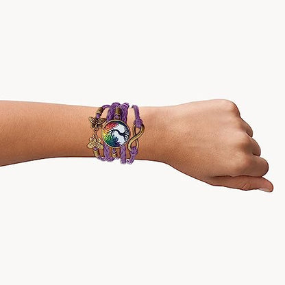 Boho Sunflower Gifts Sunflower Leather Bohemian Bracelet Birthday Gifts for Women Teens Granddaughter Wife Daughter Mom Friendship Bracelets for Her - color: Tree Life