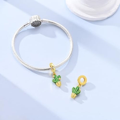 14K Gold Plated Charms for Bracelets Necklace Star Moon Cross Beads Woman | 925 Sterling Silver Charms Butterfly Cute Cat Dog Evil Eye Lucky Bracelet Beads Aesthetic Peandant Jewelry Gift for Mom - color: gold 2