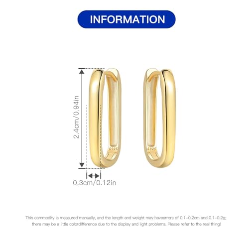Floral Hoop Earrings 925 Sterling Silver with 14K Gold Plating – Lightweight CZ Flower Hoops | Hypoallergenic Jewelry for Women | Gift Box + Polishing Cloth - color: A-24mm gold earrings