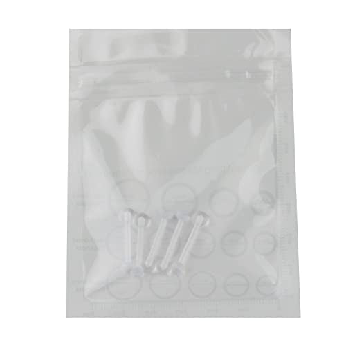 8G/10G/12G/14G/16G/18G Flexible Clear Flat Tongue Nipple Retainer