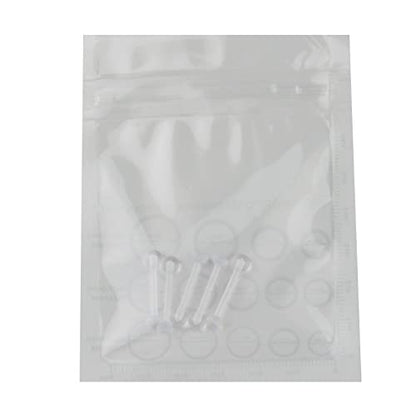 8G/10G/12G/14G/16G/18G Flexible Clear Flat Tongue Nipple Retainer