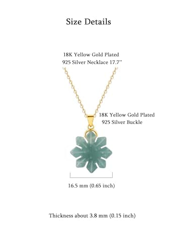 Real Green Jade Pendant Necklace for Women Donut/Heart/Clover/Teardrop/Rose/Lotus Flowers Genuine Jadeite Jewelry with Gold Plated 925 Sterling Silver Chain - style: Filipino Sun Silver Necklace